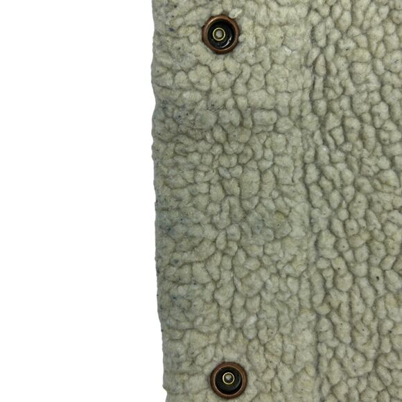 Levis Womens Sherpa Lined Jean Jacket Large Baggy Trucker Denim Blue 72867-0003 - Picture 5 of 15